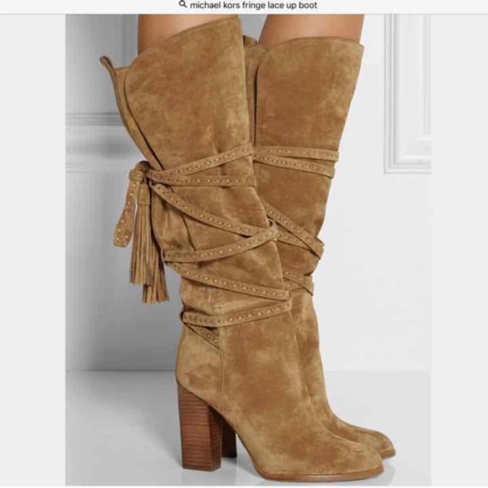 NEW! Michael Kors Brown Suede Boot